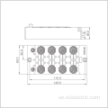 IP67 8-port 100 Mbps Ethernet-switch